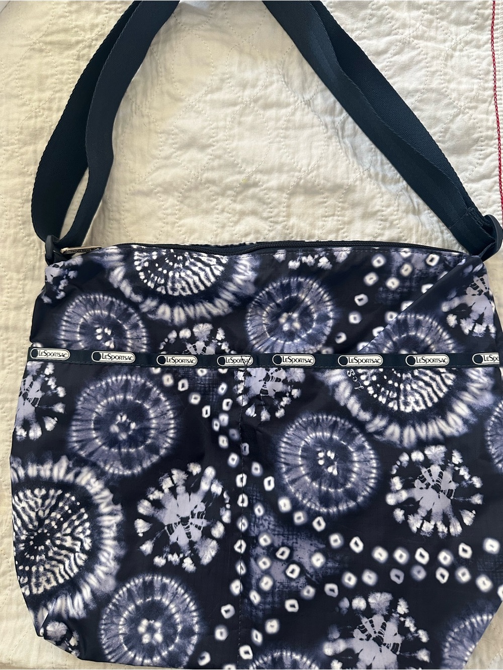 Lesportsac Blue Tie Dye Bag